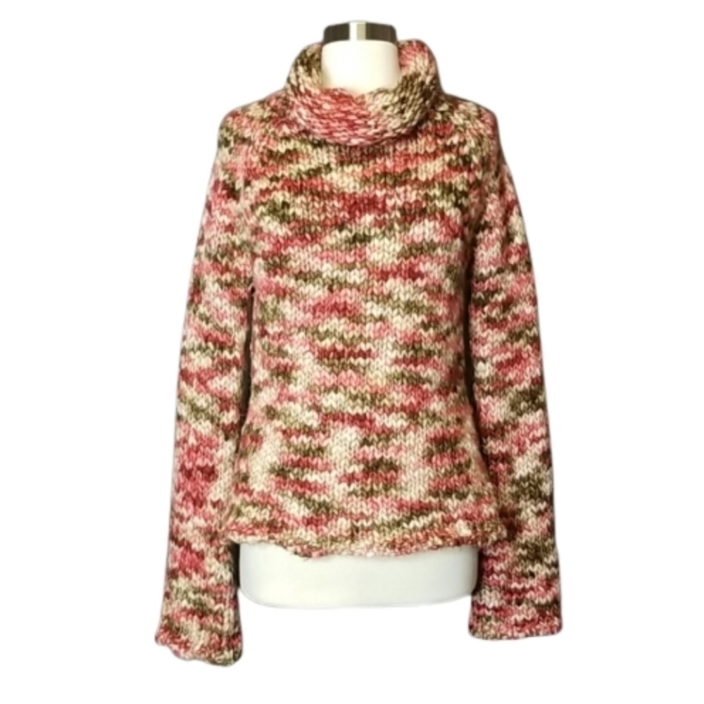 Vintage 90s Maurices Wool Chunky Knit Sweater LG‎